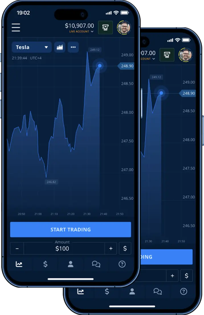 Pocket Option Mobilapp - iPhone og Android handelsapp
